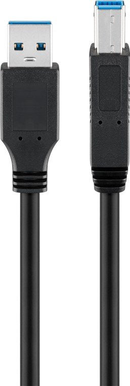 EAN 4040849936555 - Goobay 93655 cable USB USB 3.2 Gen 1 (3.1 Gen 1) 1,8 m USB A USB B Negro imagen 1