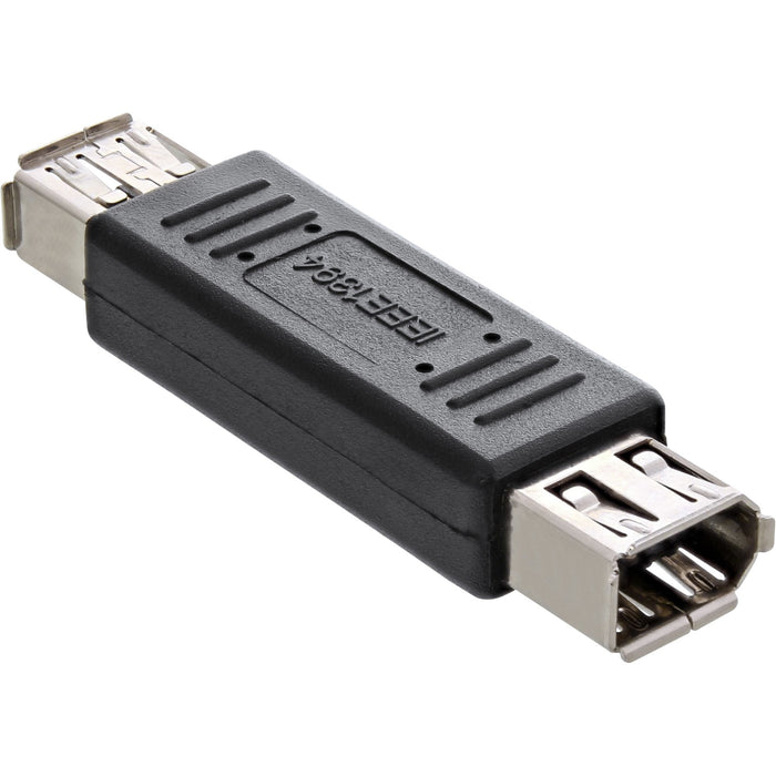 EAN 4043718040742 - InLine 34601 cambiador de género para cable 6pin female IEEE 1394a Negro, Plata imagen 1