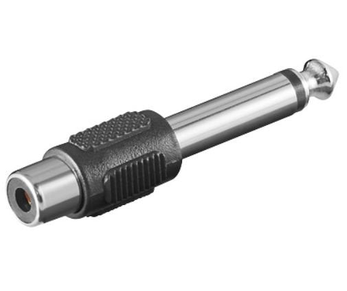 EAN 5705965867006 - Microconnect AUDANG cambiador de género para cable 6.3mm RCA Negro imagen 1