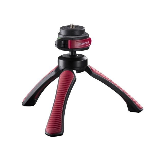 EAN 4056929214086 - Mantona 21408 tripode Smartphone/Cámara digital 3 pata(s) Negro, Rojo imagen 2