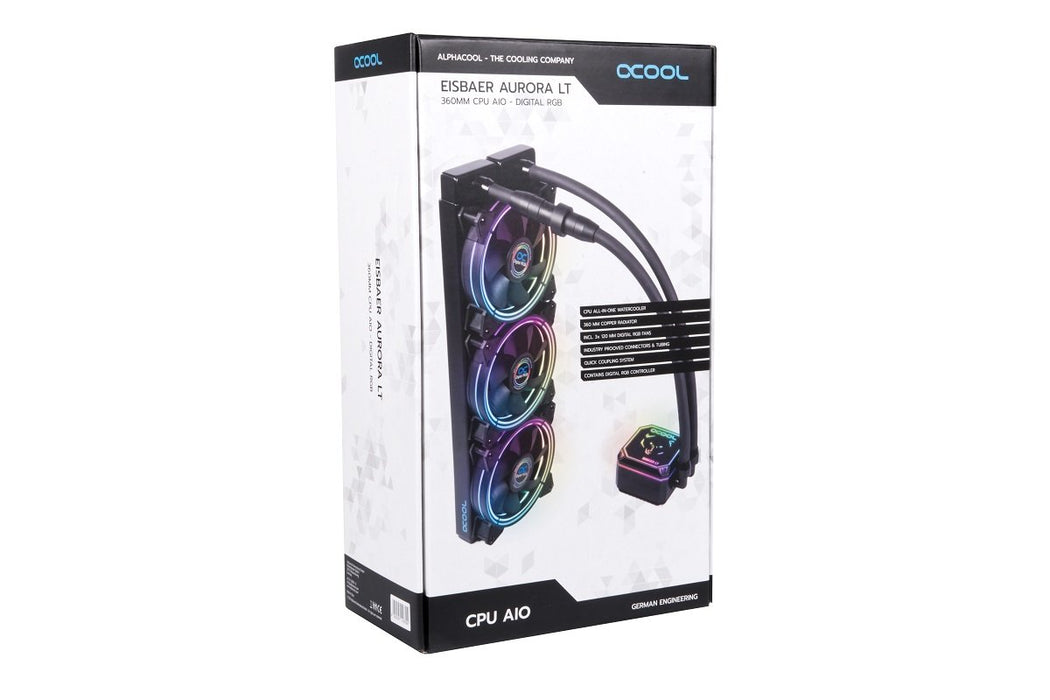 EAN 4250197116794 - Alphacool Eisbaer Aurora LT360 Procesador Sistema de refrigeración líquida todo en uno Negro 1 pieza(s) imagen 10