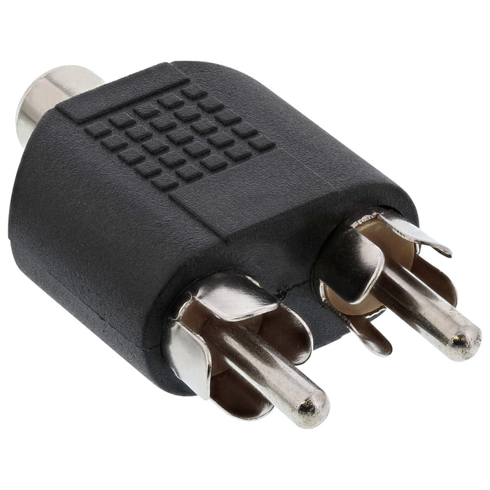 EAN 4043718037834 - InLine 99311 cambiador de género para cable Cinch female 2xRCA Negro imagen 2