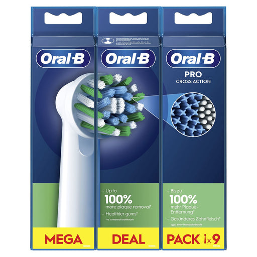 EAN 8700216018913 - Oral-B CrossAction 9 pieza(s) Blanco imagen 1