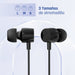 EAN 8435364320211 - iggual IGG320211 auricular y casco Alámbrico Dentro de oído Llamadas/Música USB Tipo C Negro imagen 3
