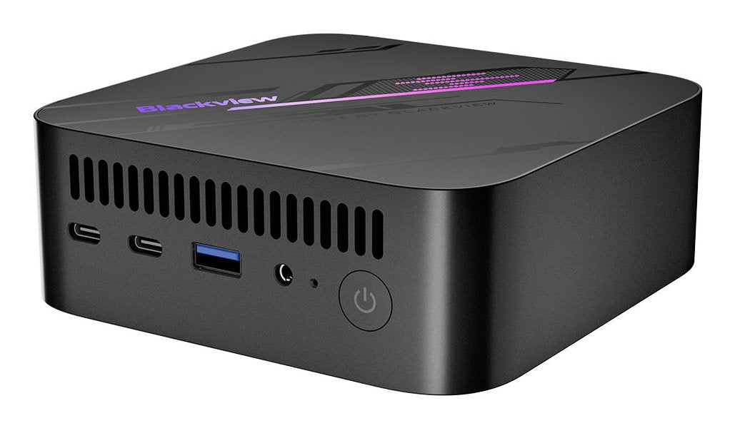 EAN 6931548319405 - Blackview MP100 AMD Ryzen™ 7 5825U 16 GB DDR4-SDRAM 512 GB SSD Windows 11 Pro Mini PC Negro, Gris imagen 1