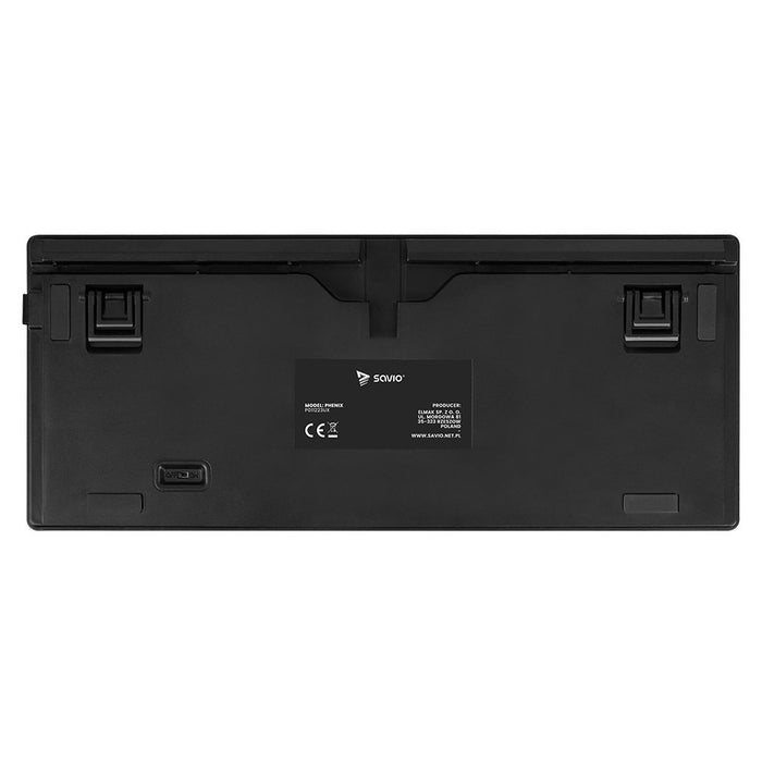 EAN 5901986048541 - Savio Phenix SAVGK- RED teclado Juego USB + RF Wireless + Bluetooth QWERTY Inglés de EE. UU. Negro imagen 6