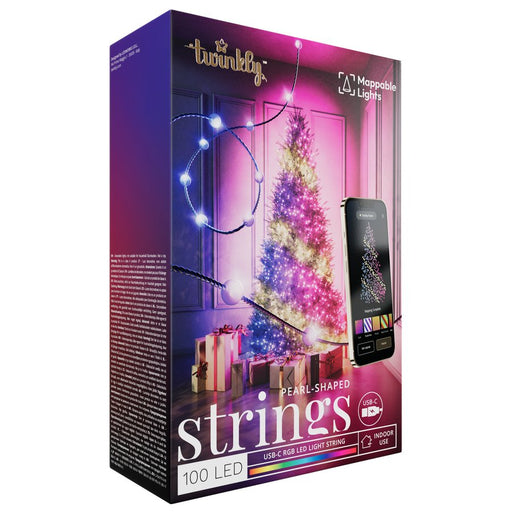 EAN 8053614841196 - Twinkly Strings USB-C Pearls Tira de luz inteligente Wi-Fi/Bluetooth imagen 1