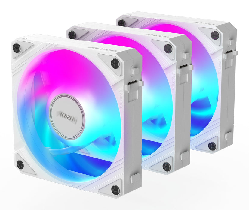 EAN 4719331555214 - GIGABYTE AORUS EZ CHAIN FAN 120 ICE Placa base Ventilador 12 cm Blanco 1 pieza(s) imagen 4