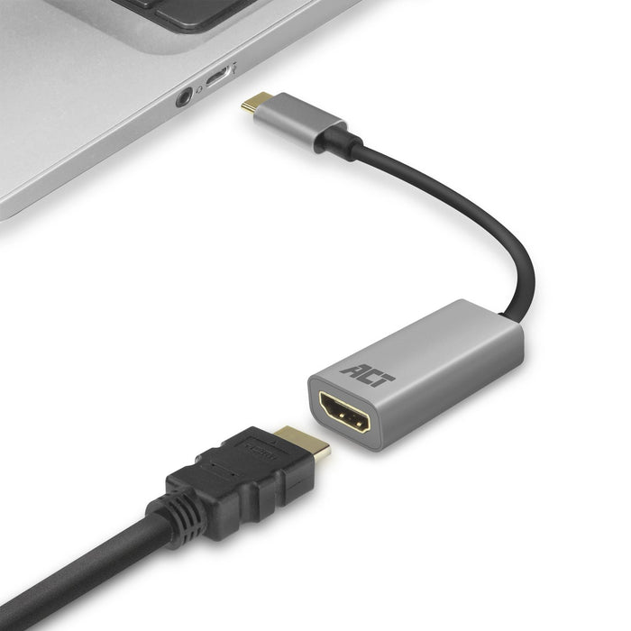 EAN 8716065395495 - ACT AC7010 Adaptador gráfico USB 4096 x 2160 Pixeles Gris imagen 5