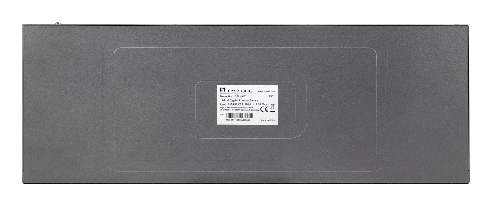 EAN 4015867241257 - LevelOne GEU-1632 No administrado Gigabit Ethernet (10/100/1000) 1U Gris imagen 5