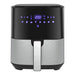 EAN 8425998077902 - EDM 07790 freidora Sencillo 5 L Independiente 1450 W Freidora de aire caliente Negro, Acero inoxidable imagen 2