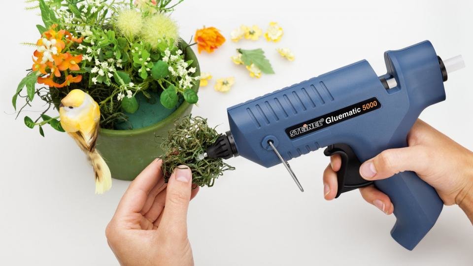 EAN 4007841332716 - STEINEL Gluematic 5000 Pistola de cola termofusible Azul 500 W imagen 3
