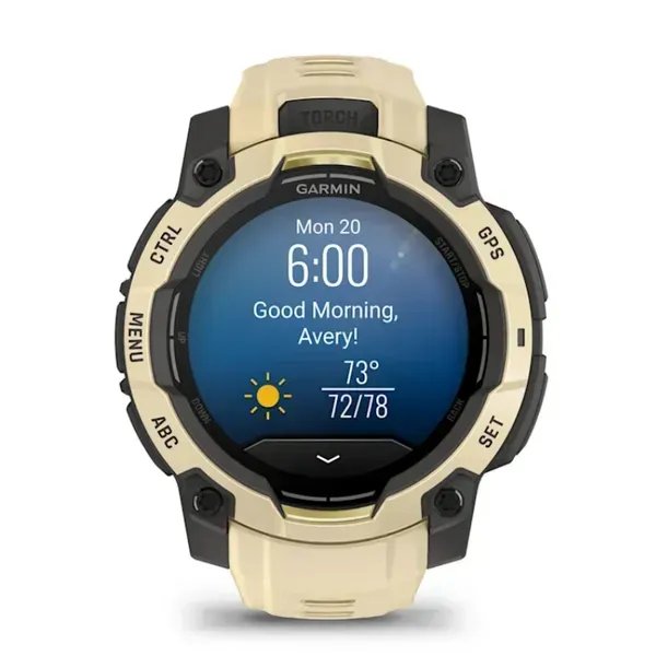 EAN 753759357122 - Garmin Instinct 3 AMOLED 3,05 cm (1.2") 45 mm Digital 390 x 390 Pixeles Pantalla táctil Beige, Gris GPS (s imagen 11