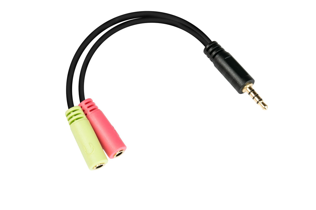 EAN 4014619553624 - Alcasa AD-HS03 cable de audio 0,2 m 3,5mm 2 x 3.5mm Negro imagen 3