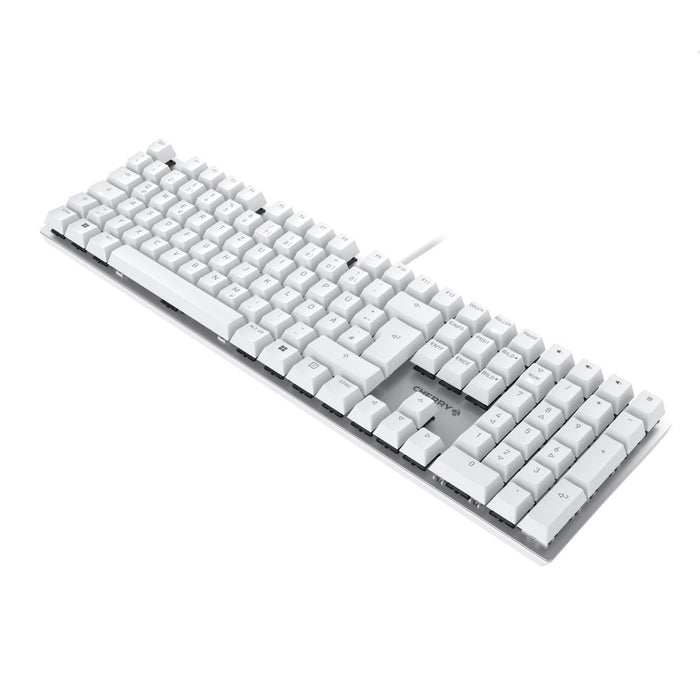 EAN 4025112111082 - CHERRY KC 200 MX teclado Universal USB QWERTY Inglés Plata, Blanco imagen 2