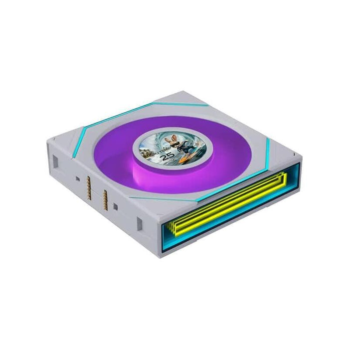120mm Lian Li Uni Fan Sl-Inf 120 Flex Lcd Wireless Argb Blanco