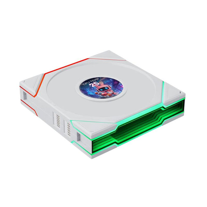 120mm Lian Li Uni Fan Tl Lcd Flex Argb Reverse, Blanco