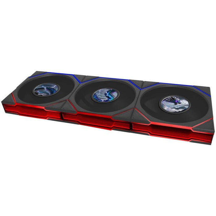 120mm Lian Li Uni Fan Tl Lcd Flex Argb Reverse, Negro