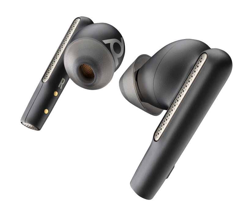 EAN 0197497053852 - HP Poly Voyager Free 60+ UC Carbon Black Earbuds +BT700 USB-C Adapter +Touchscreen Charge Case Auriculare imagen 2