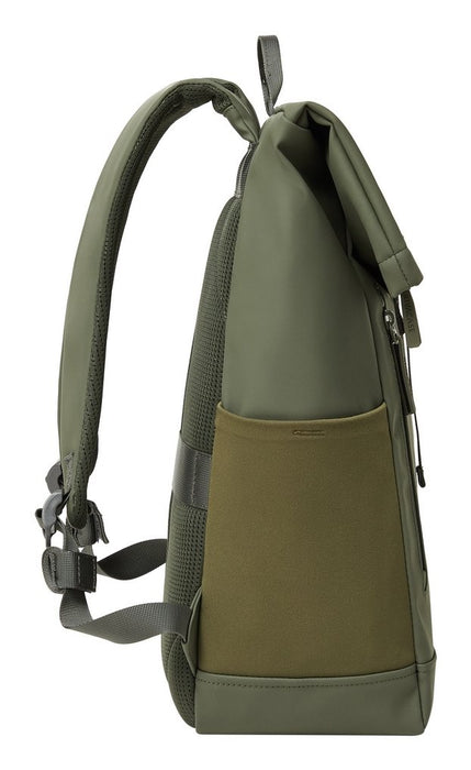 EAN 4260709015637 - Rivacase Eden mochila Mochila de viaje Oliva cuero PU, Poliéster, Tereftalato de polietileno reciclado (r imagen 5