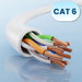 EAN 5906168638909 - Extralink Kat.6 U/FTP 0.5m 1Gbps Biały | Patchcord LAN | Miedź Kabel sieciowy skrętka, łamana końcówka (E imagen 9