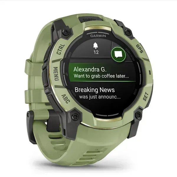 EAN 753759357146 - Garmin Instinct 3 AMOLED 3,3 cm (1.3") 50 mm Digital 416 x 416 Pixeles Pantalla táctil Verde, Gris GPS (sa imagen 2