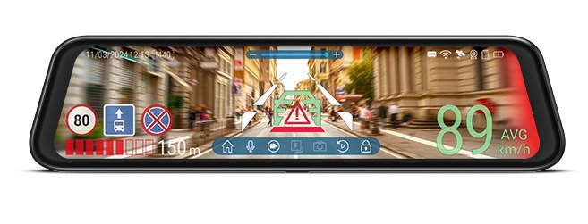 EAN 8594181745710 - Navitel MR750 SMART cámara de salpicadero 2K Ultra HD Wifi Batería, USB Negro imagen 1