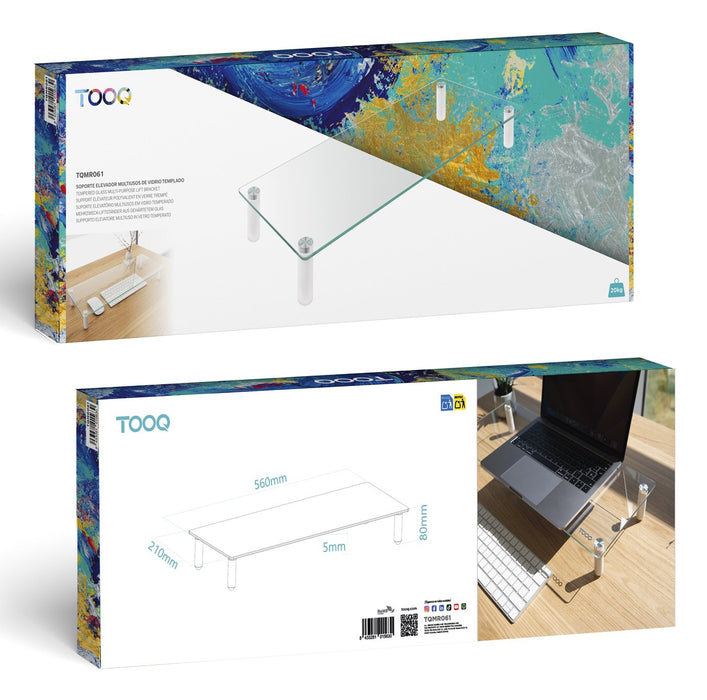 EAN 8433281015630 - TooQ TQMR061 soporte para ordenador portátil Transparente imagen 7