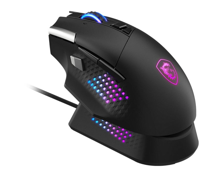 EAN 4711377269773 - MSI S12-4301370-CLA ratón Juego mano derecha RF Wireless + Bluetooth + USB Type-A Óptico 26000 DPI imagen 3
