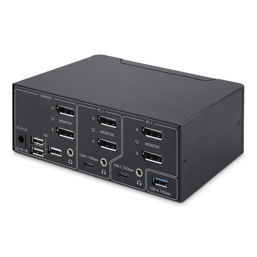EAN 65030907712 - StarTech.com P2CDD143-KVM-SWITCH interruptor KVM Negro imagen 2