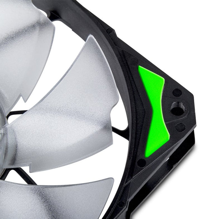 EAN 8436532164583 - NOX Hummer H-Fan LED Carcasa del ordenador Ventilador 12 cm Negro, Verde, Blanco imagen 4