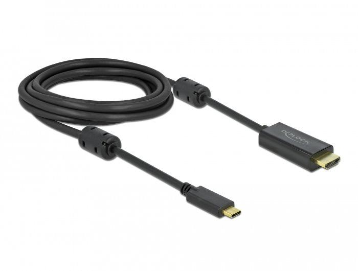 EAN 4043619859719 - DeLOCK 85971 adaptador de cable de vídeo USB Tipo C Negro imagen 1
