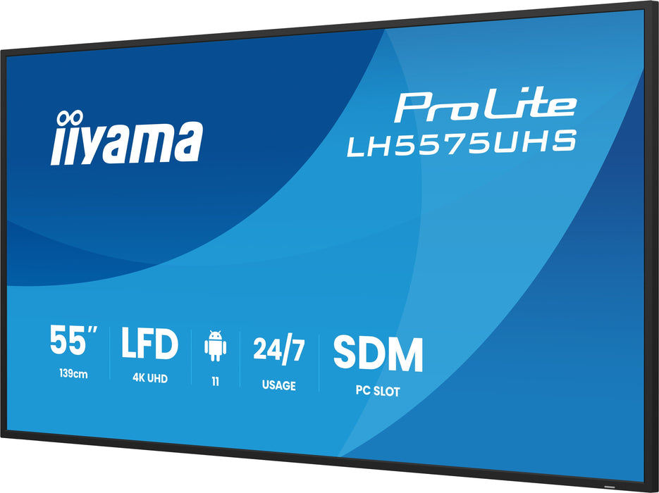 EAN 4948570125258 - iiyama LH5575UHS-B2AG pantalla de señalización Pantalla plana para señalización digital 138,7 cm (54.6")  imagen 7
