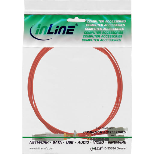 EAN 4043718048779 - InLine 4043718048779 Cable de fibra óptica e InfiniBand 5 m LC SC Naranja imagen 2