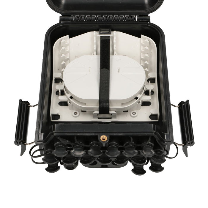 EAN 5903148917559 - Extralink JENNIFER 16 CORE FIBER OPTIC TERMINAL BOX BLACK WITH CONNECTOR imagen 6