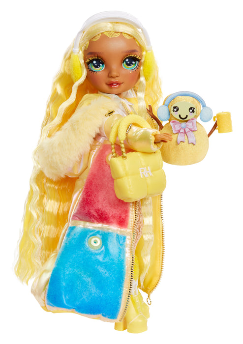 EAN 0035051120858 - Rainbow High Winter Wonderland Doll- Sunny (Yellow) imagen 5