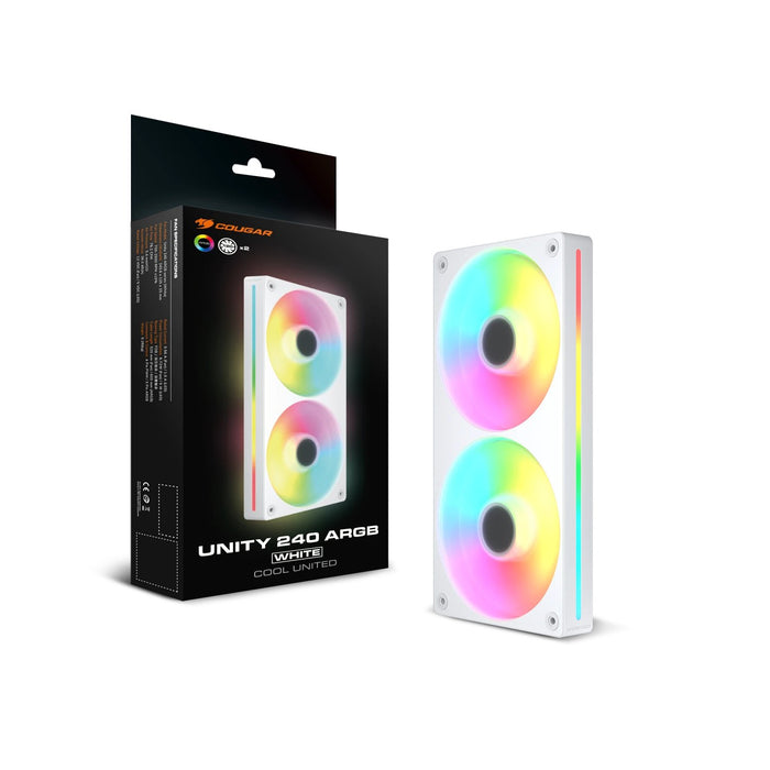EAN 4710483779633 - COUGAR CF-UN240RW-RGB​ Carcasa del ordenador Ventilador 12 cm Blanco imagen 5
