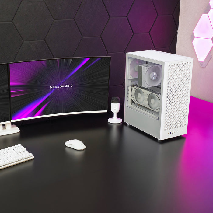 EAN 8435693115168 - Mars Gaming MCT800W carcasa de ordenador Midi Tower Blanco imagen 4