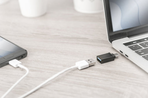 EAN 4016032370802 - Digitus AK-300506-000-S cambiador de género para cable USB C USB A Negro imagen 2