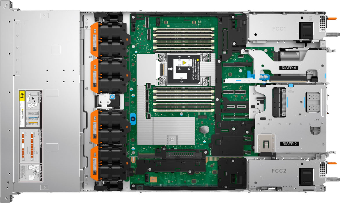 EAN 5397184980552 - DELL PowerEdge R470 servidor 960 GB Bastidor (1U) Intel Xeon 6 6517P 3,2 GHz 32 GB DDR5-SDRAM 1100 W imagen 5