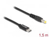 EAN 4043619879786 - DeLOCK 87978 cable de transmisión Negro 1,5 m USB C 5.5 x 2.5 mm imagen 2