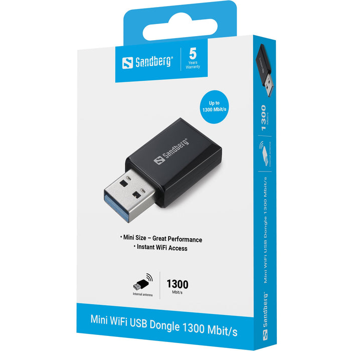 EAN 5705730134418 - Sandberg 134-41 adaptador y tarjeta de red WLAN 1267 Mbit/s imagen 6