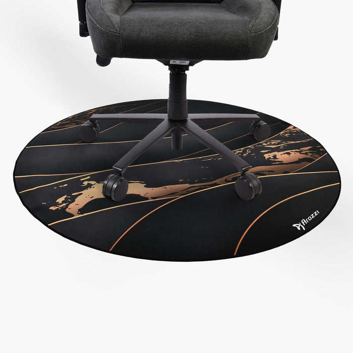 EAN 0850047390943 - Arozzi Zona Round Floor Pad Negro, Oro Microfibra, Caucho imagen 4