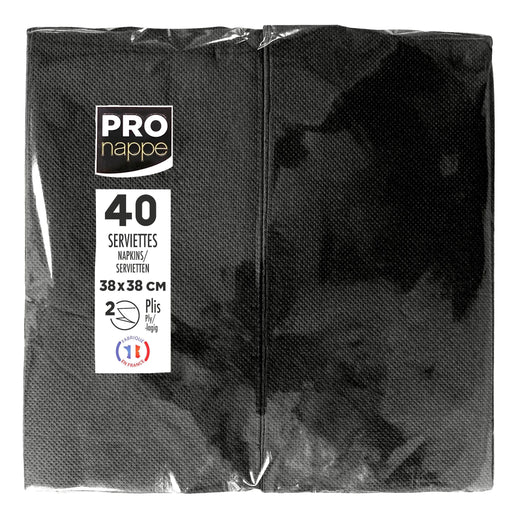 EAN 3281516239819 - PRONAPPE SV623981I servilleta 40 pieza(s) Negro imagen 1