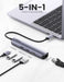 EAN 6957303819195 - Ugreen 10919 base para portátil y replicador de puertos Alámbrico USB 3.2 Gen 1 (3.1 Gen 1) Type-C Gris imagen 2