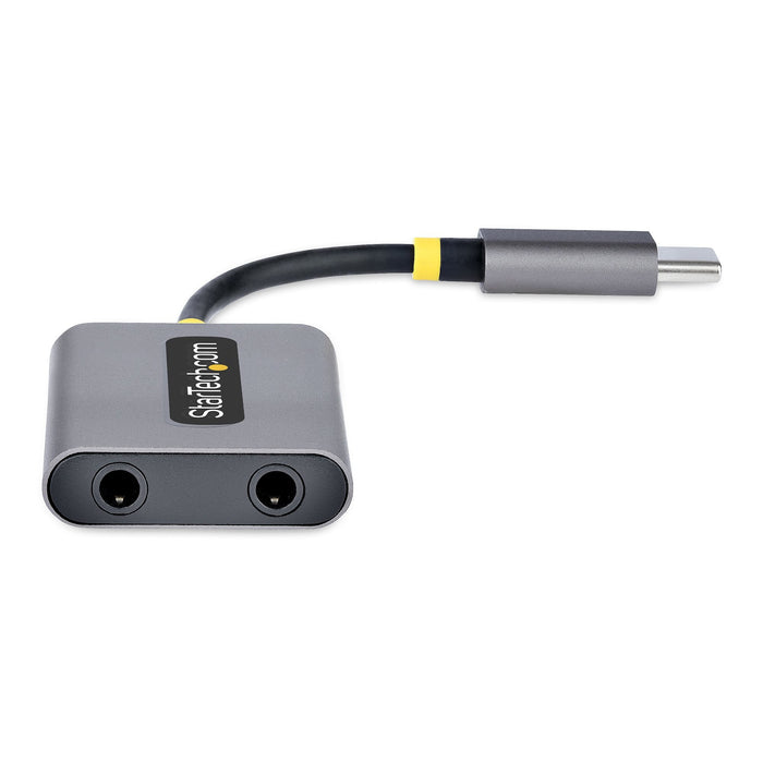 EAN 0065030897594 - StarTech.com USBC-AUDIO-SPLITTER divisor de audio Gris imagen 3