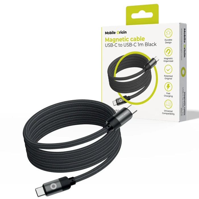 EAN 8594215993599 - Mobile Origin MC2-USBC-1M-BLK cable USB 0,48 Gbit/s 60 W Negro imagen 4