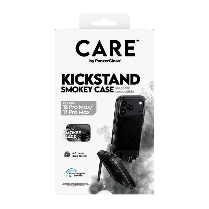 EAN 5715685043888 - PanzerGlass CARE™ by ® Kickstand Case Smokey w. Black MagSafe iPhone 2026 Pro Max | 17 Pro Max funda para imagen 3