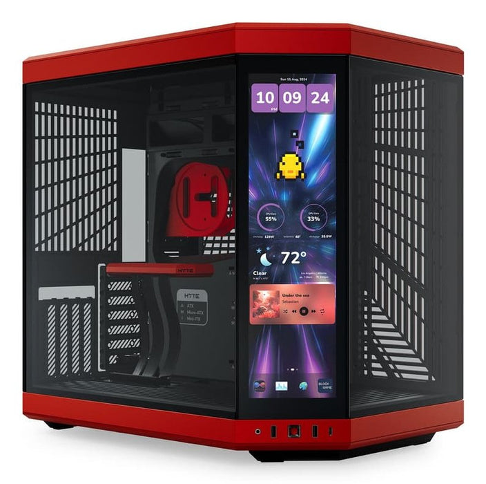 EAN 1220000351035 - HYTE Y70 Touch Infinite Black Cherry Midi Tower Negro, Rojo imagen 1