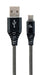 EAN 8716309105972 - Gembird CC-USB2B-AMCM-1M-BW cable de conector Lightning Negro, Blanco imagen 1